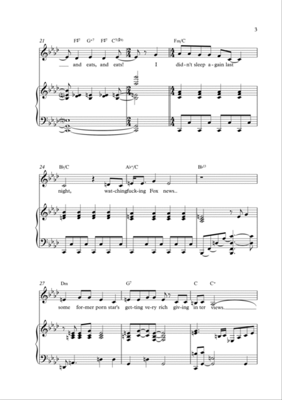 I WANTED THE WORLD Voice scores gallery preview page 3