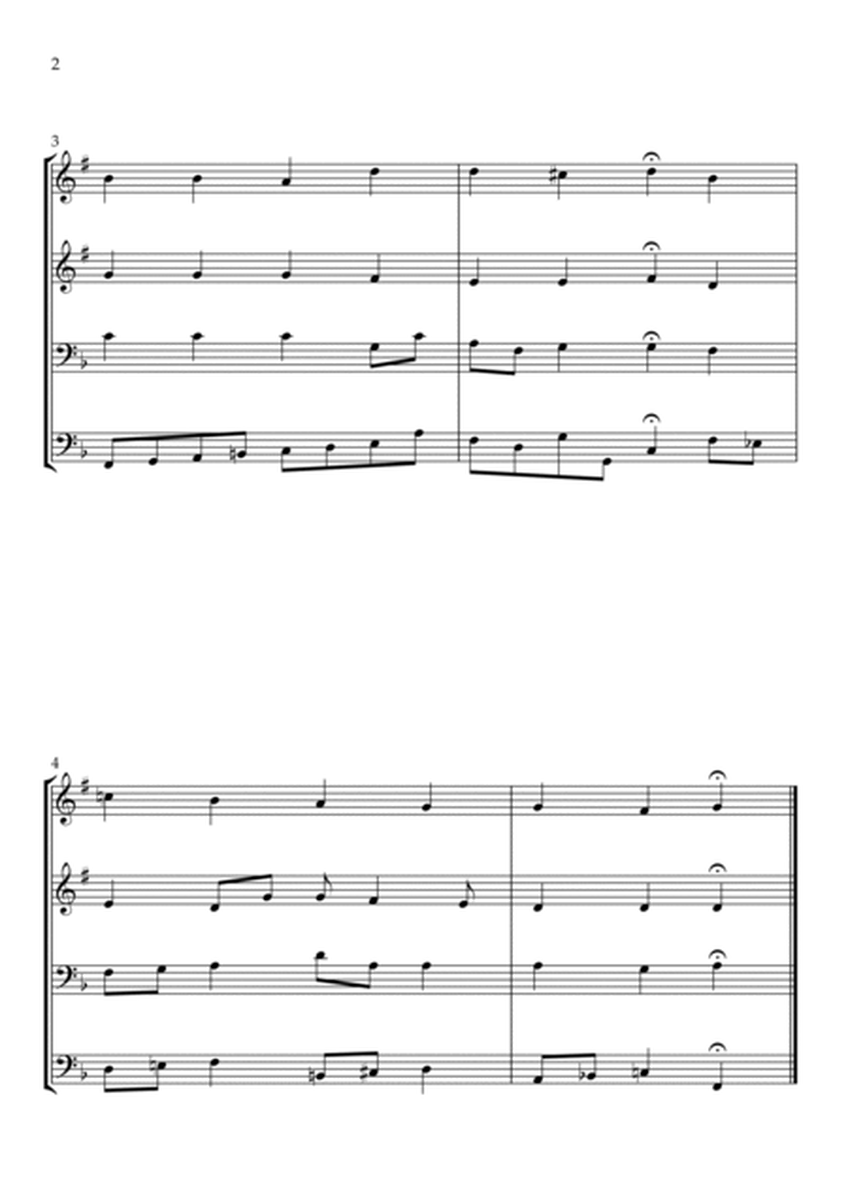 Bach's Choral - "Herr Jesu Christ, dich zu uns wend'" (Brass Quartet) image number null