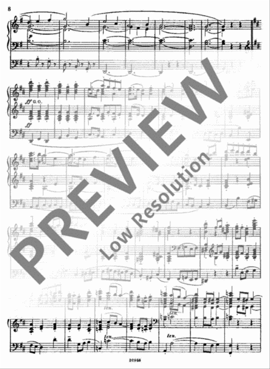 Grand Choeur in D Organ scores gallery preview page 9