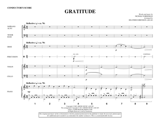 Gratitude - Score
