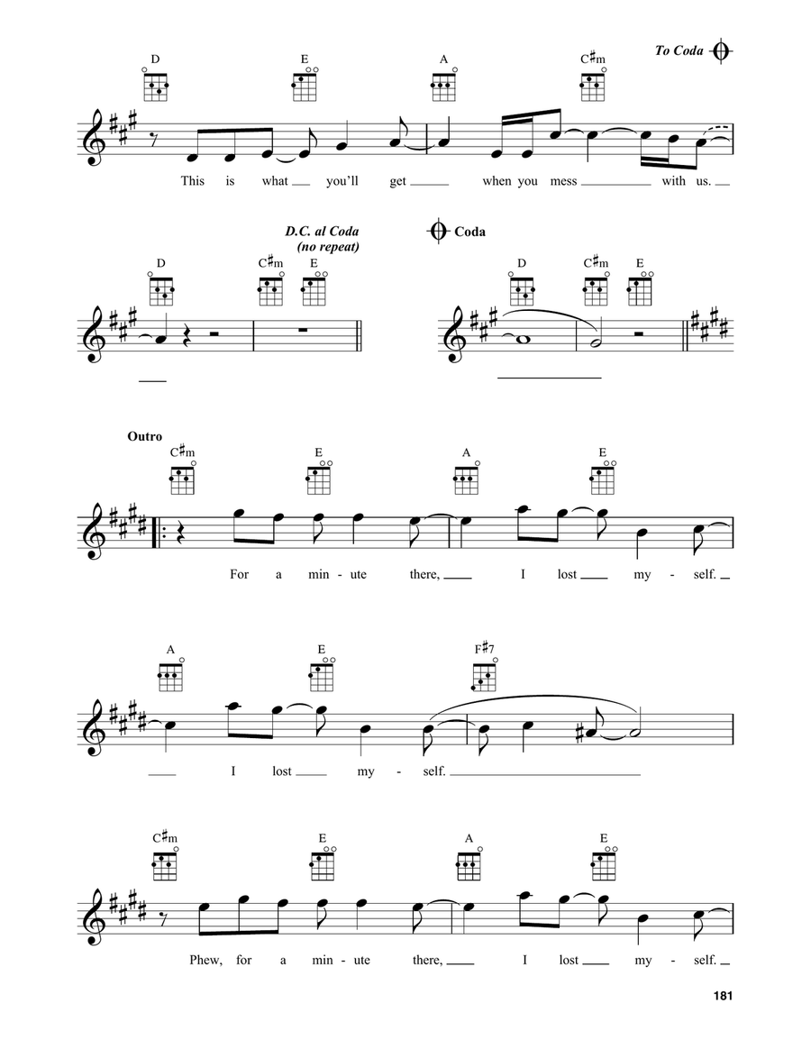 Karma Police Karma Police Baritone Ukulele scores gallery preview page 2