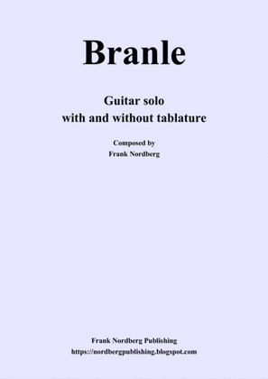 Branle (easy guitar - with and without tablature)
