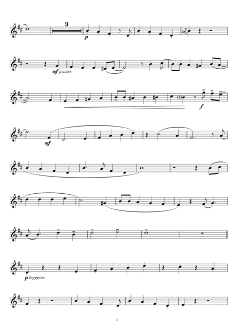 I Saw Mommy Kissing Santa Claus Clarinet Solo scores gallery preview page 2