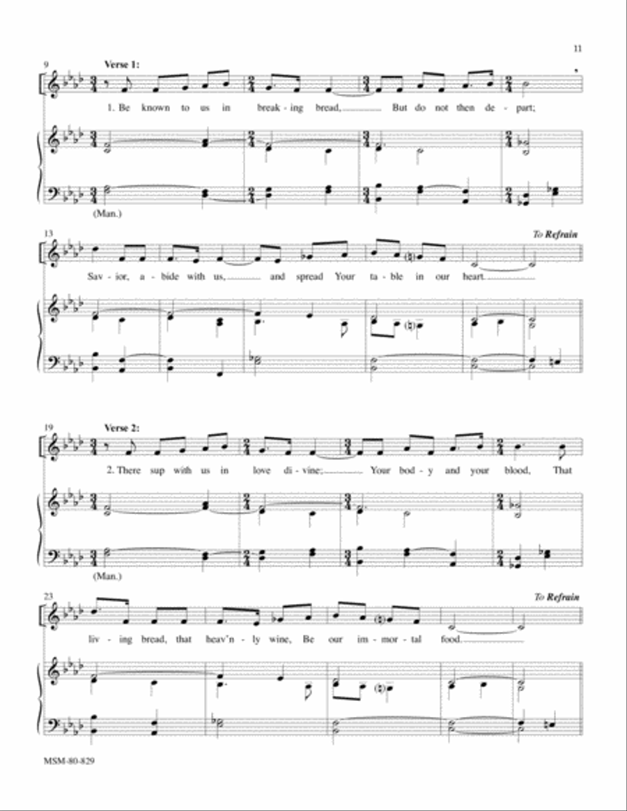 Bread and Wine We Now Partake 4-Part scores gallery preview page 2