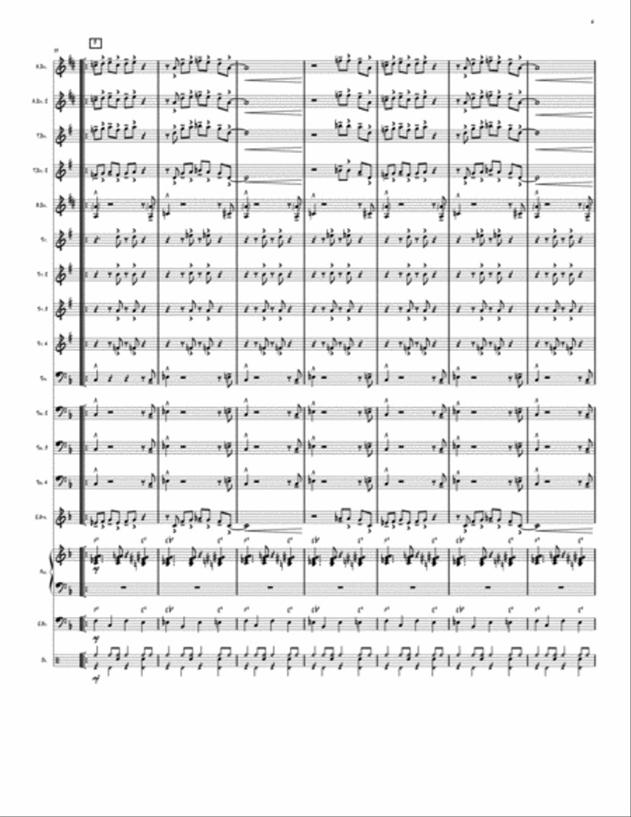 Two Wrongs Don't Make A Right Jazz Ensemble scores gallery preview page 4