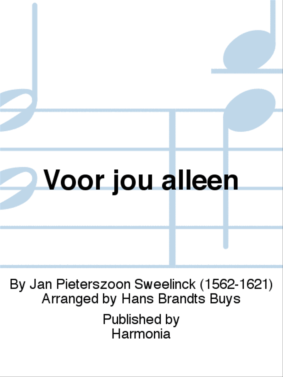 Voor jou alleen Voor jou alleen SSATB scores gallery preview page 1