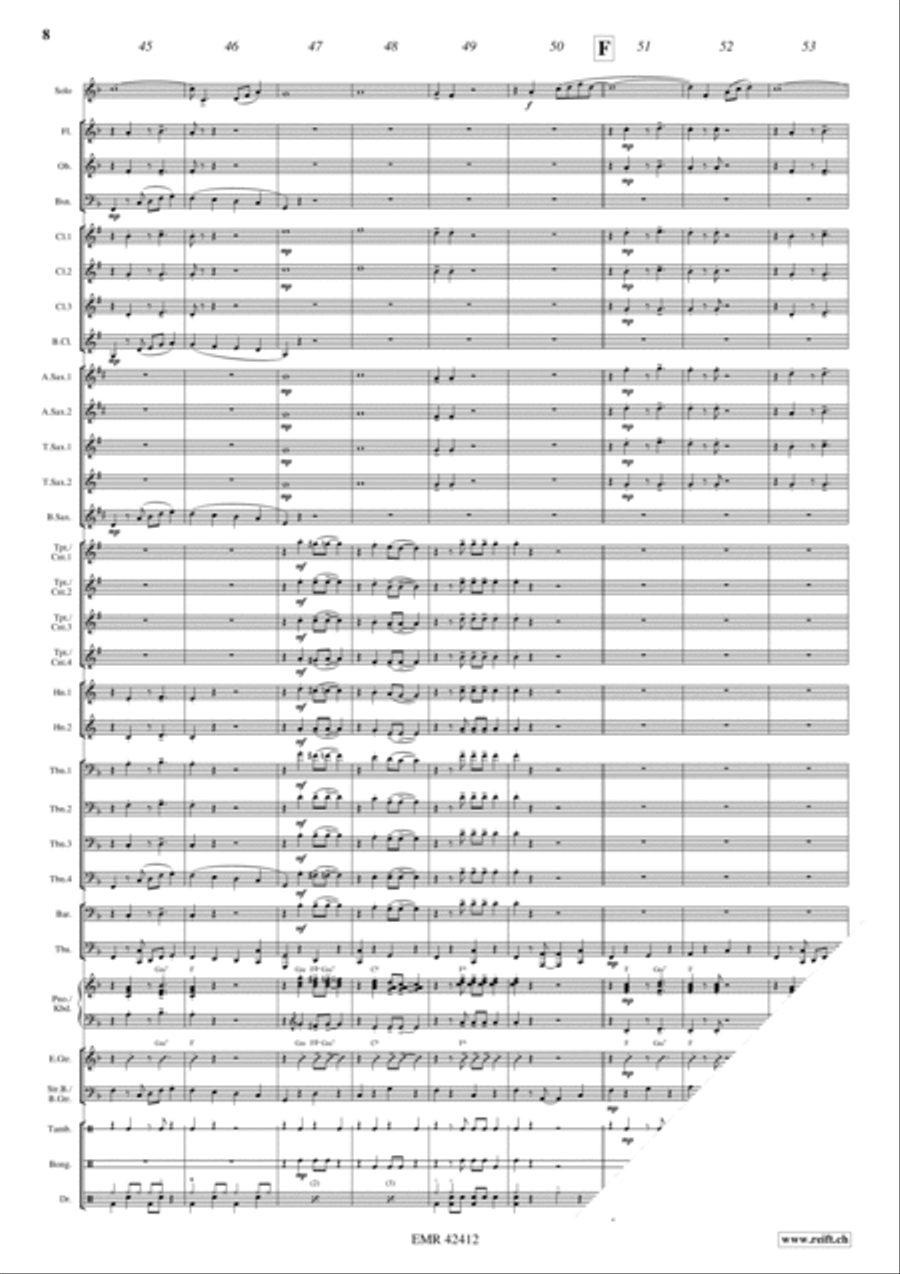 Charleston Medley Charleston Medley Concert Band scores gallery preview page 7