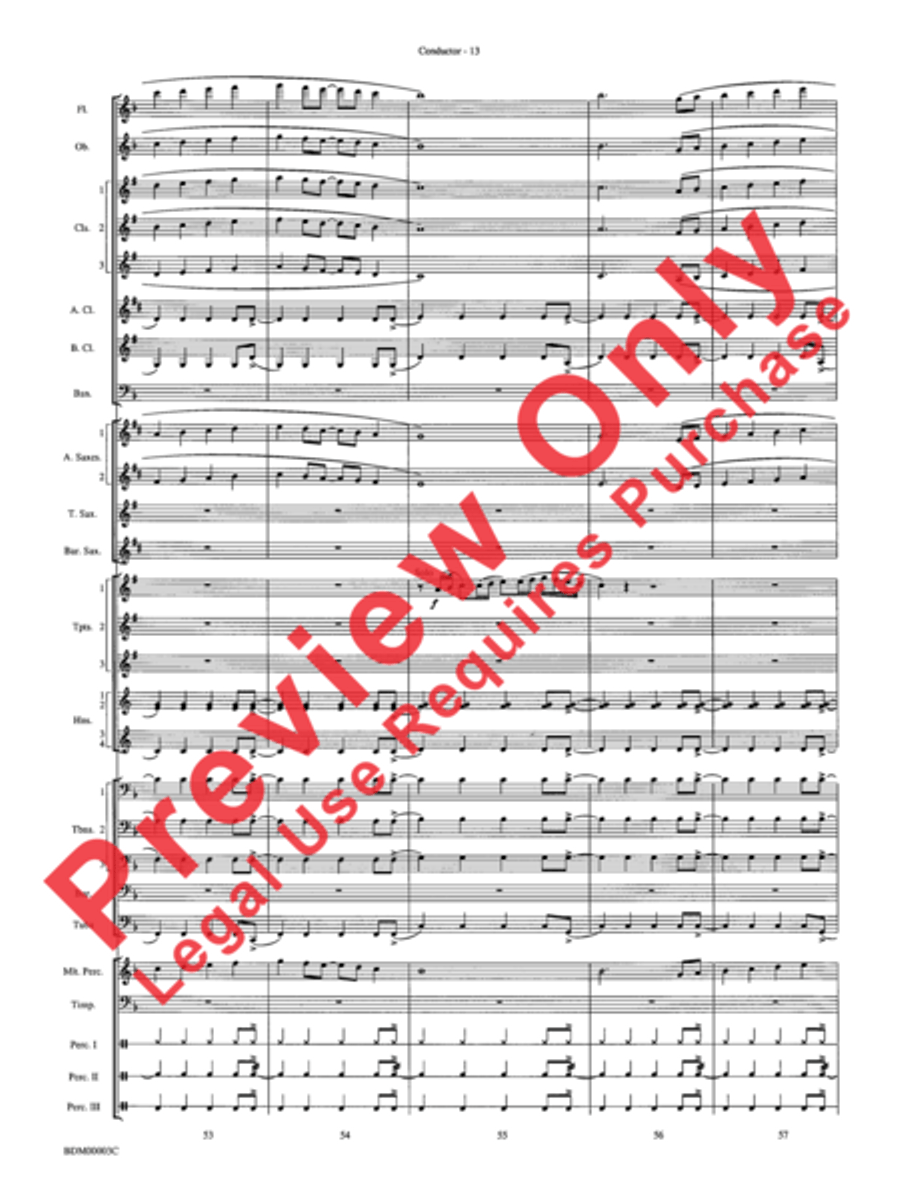 Overture de Argentina Overture de Argentina Concert Band scores gallery preview page 15