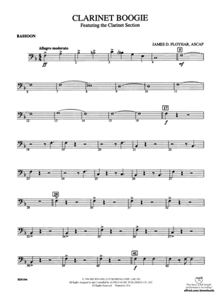 Clarinet Boogie: Bassoon