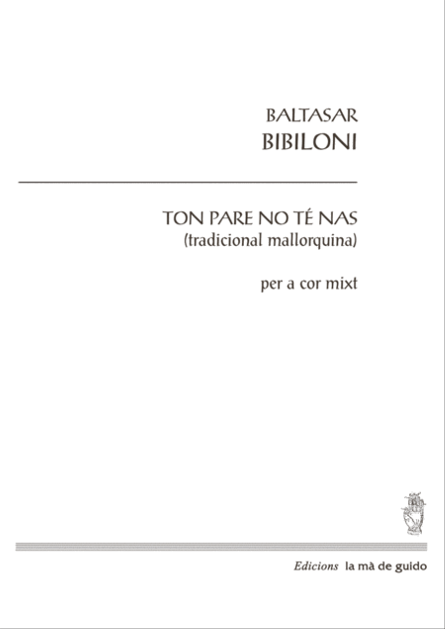 Ton pare no te nas 4-Part scores gallery preview page 1