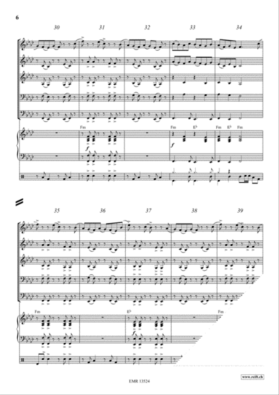 Inca Dance Woodwind Quintet scores gallery preview page 6