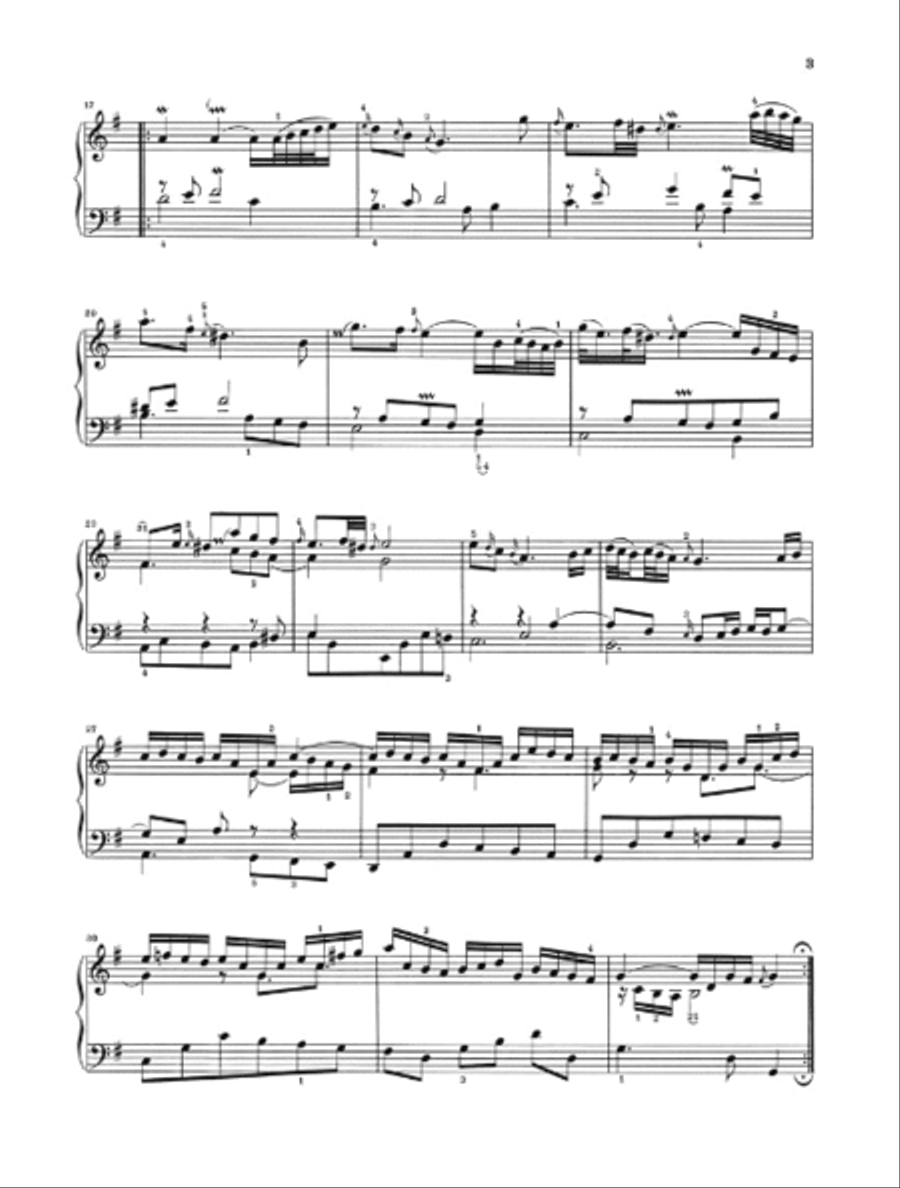 Goldberg Variations BWV 988 Piano Solo scores gallery preview page 3