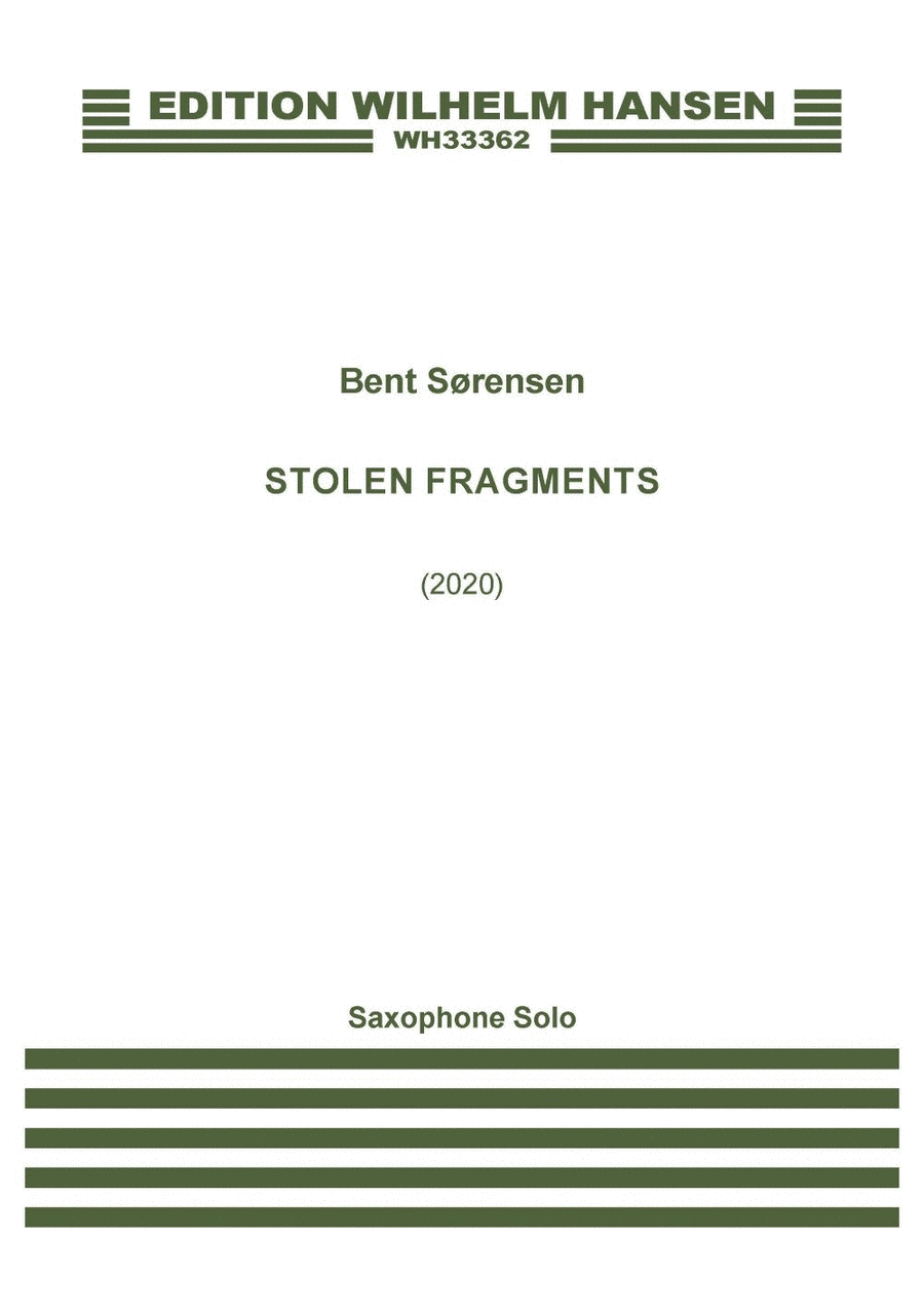 Stolen Fragments Alto Saxophone scores gallery preview page 1