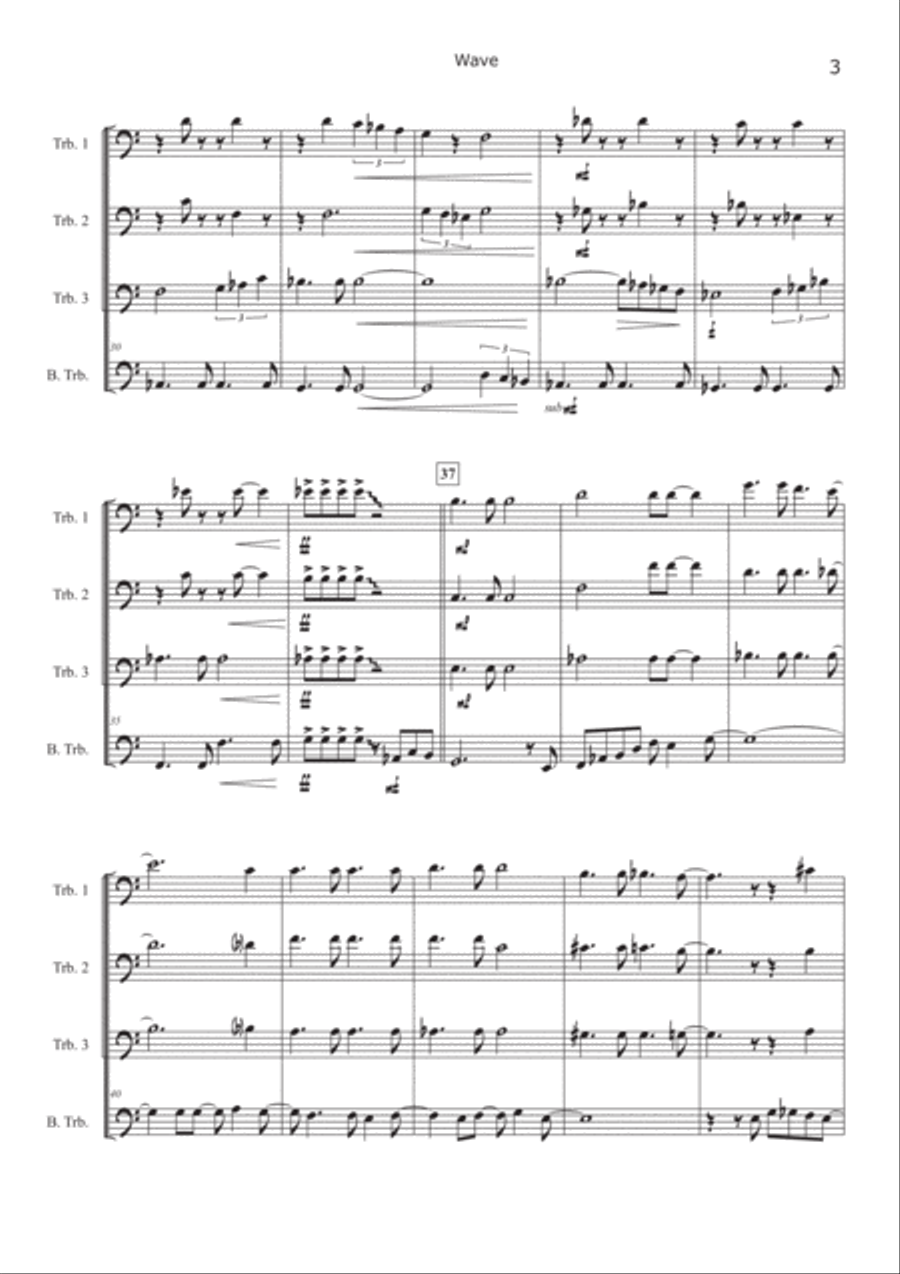 Wave Brass Ensemble scores gallery preview page 4