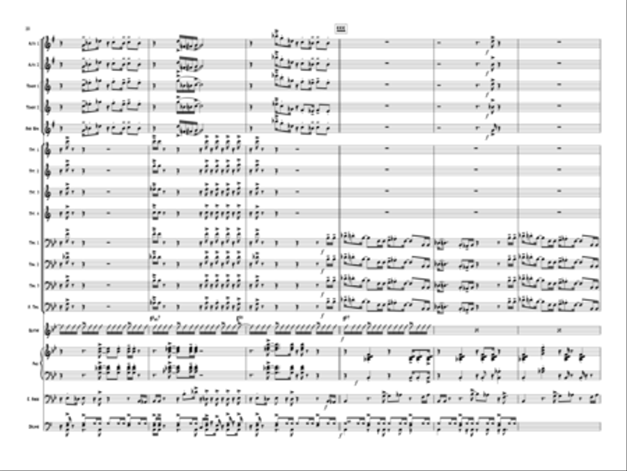 Bone Collection Jazz Ensemble scores gallery preview page 20