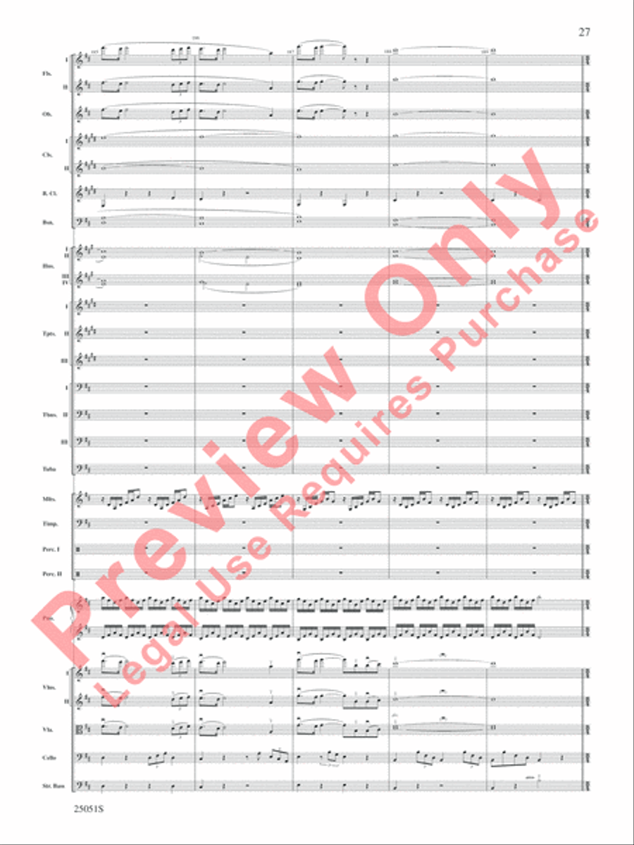 Concert Suite from Harry Potter and the Goblet of Fire Concert Band scores gallery preview page 28