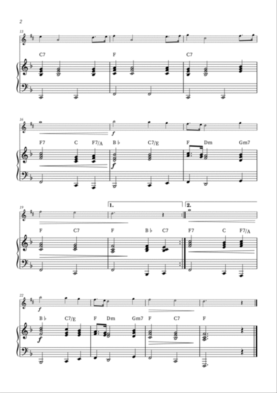 God Bless America ® God Bless America ® Baritone Saxophone scores gallery preview page 2