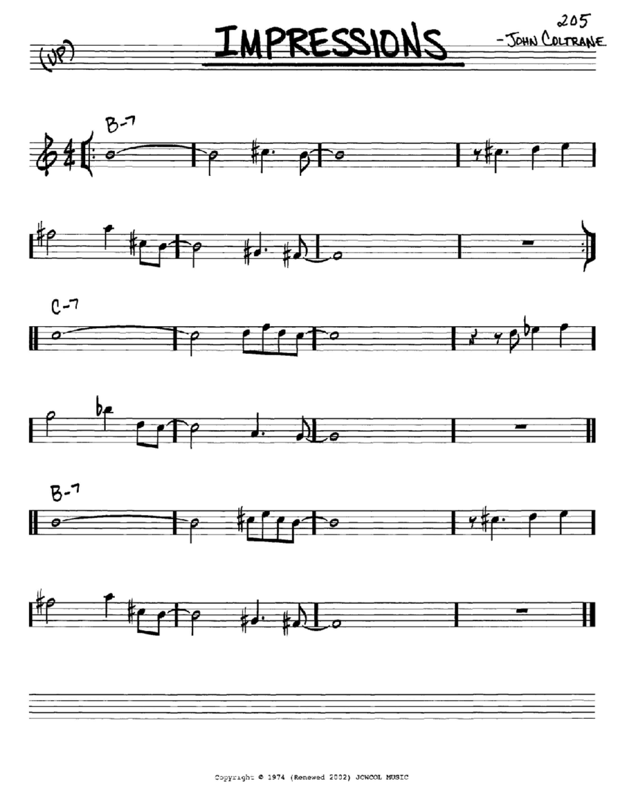 Impressions Piano scores gallery preview page 1