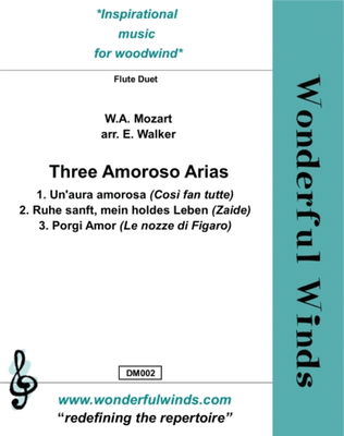 Book cover for Three Amoroso Arias