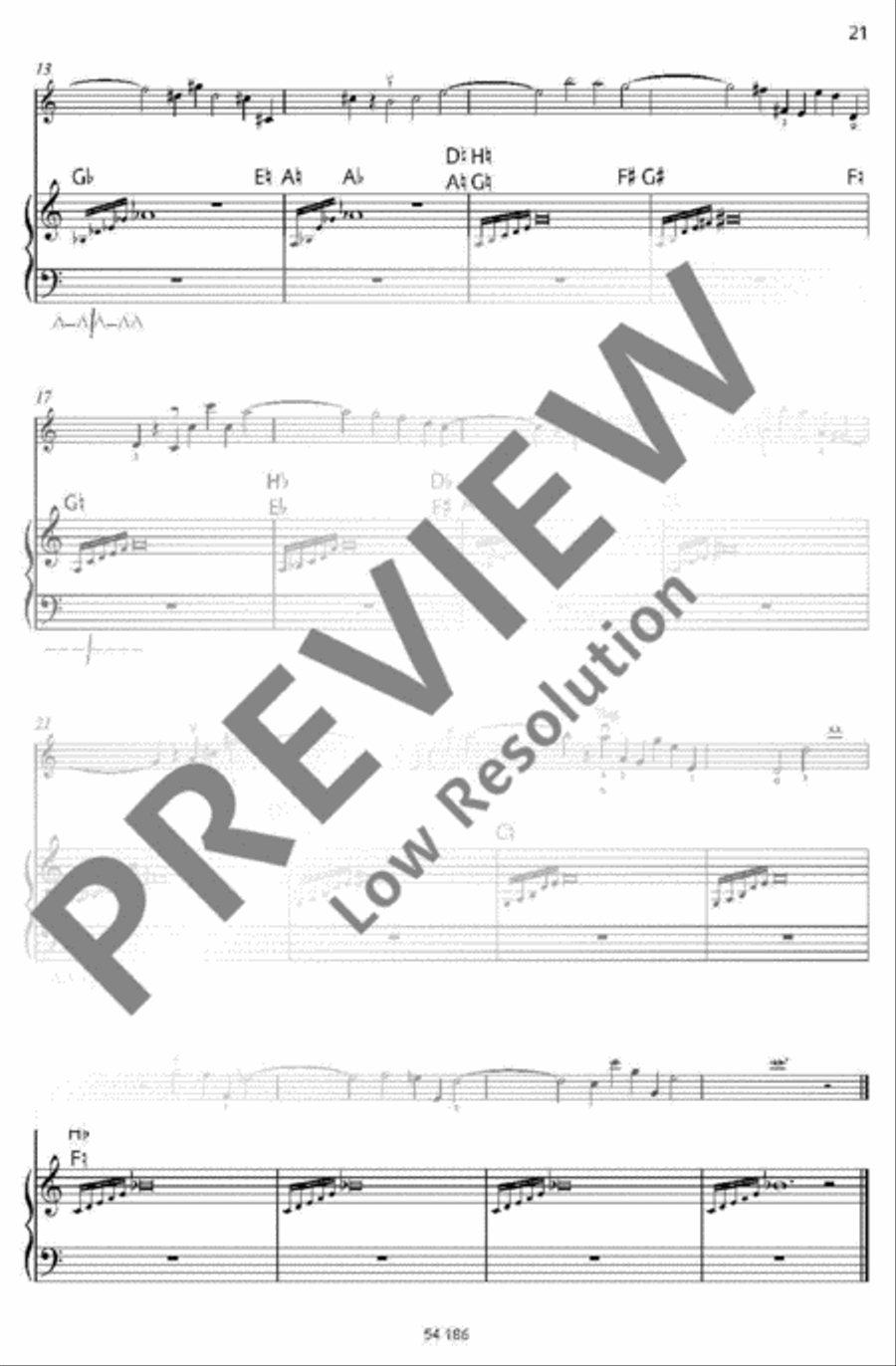 Musical Flowers Harp scores gallery preview page 21
