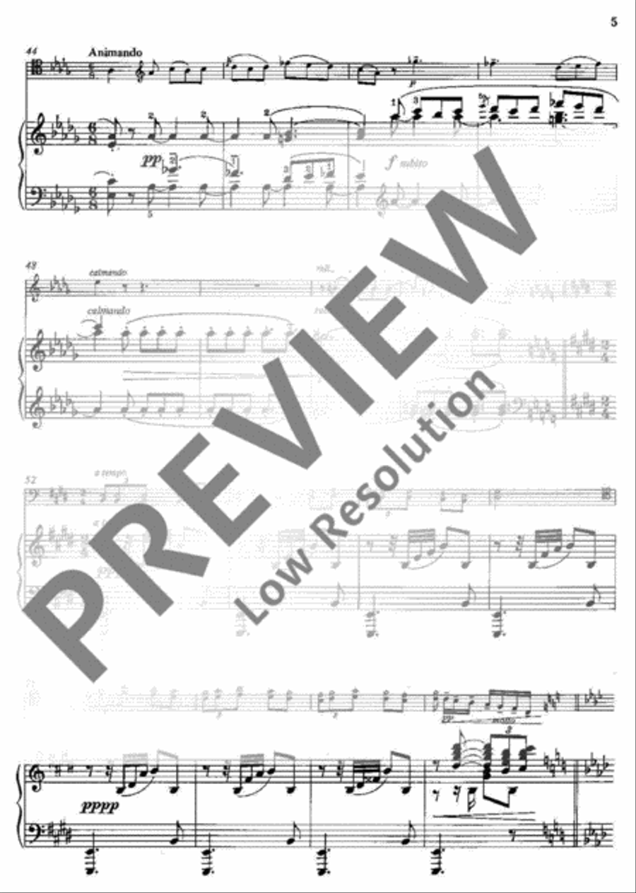 Habañera Piano Accompaniment scores gallery preview page 6