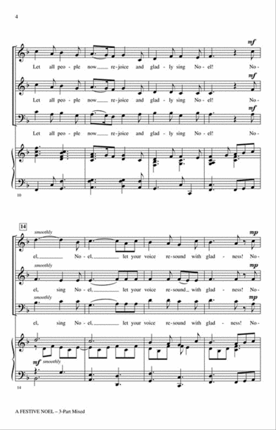 A Festive Noel A Festive Noel 3-Part scores gallery preview page 3