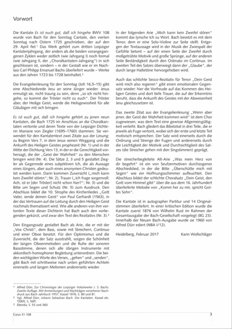Now it is good, that I am leaving (Es ist euch gut, dass ich hingehe) ATB scores gallery preview page 4