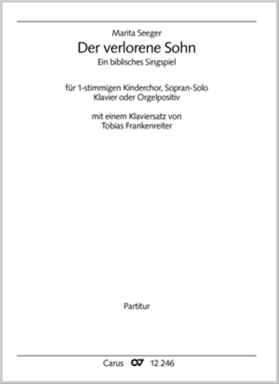 Der verlorene Sohn Unison Choir scores gallery preview page 1