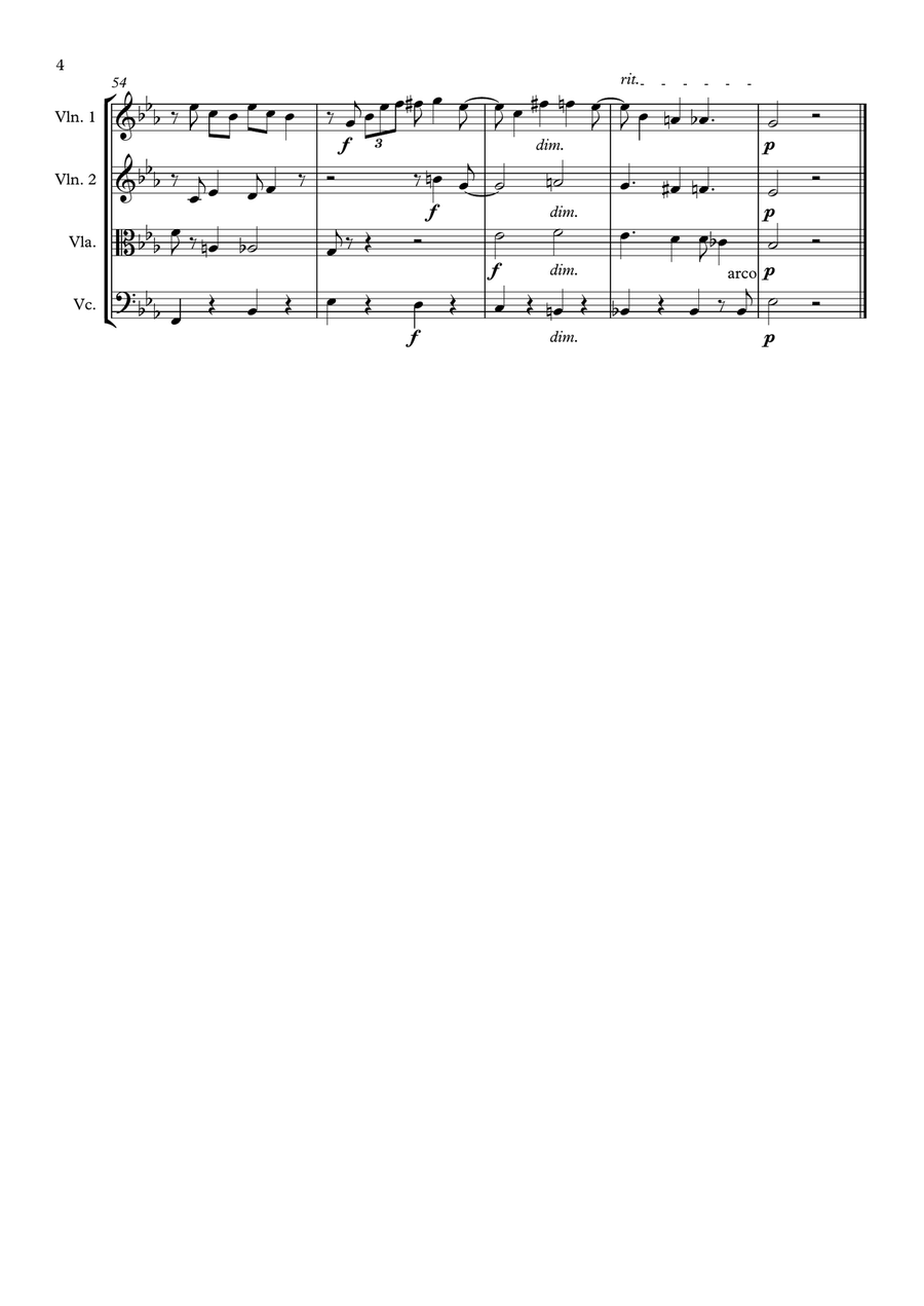 You've Got A Friend In Me String Quartet scores gallery preview page 4