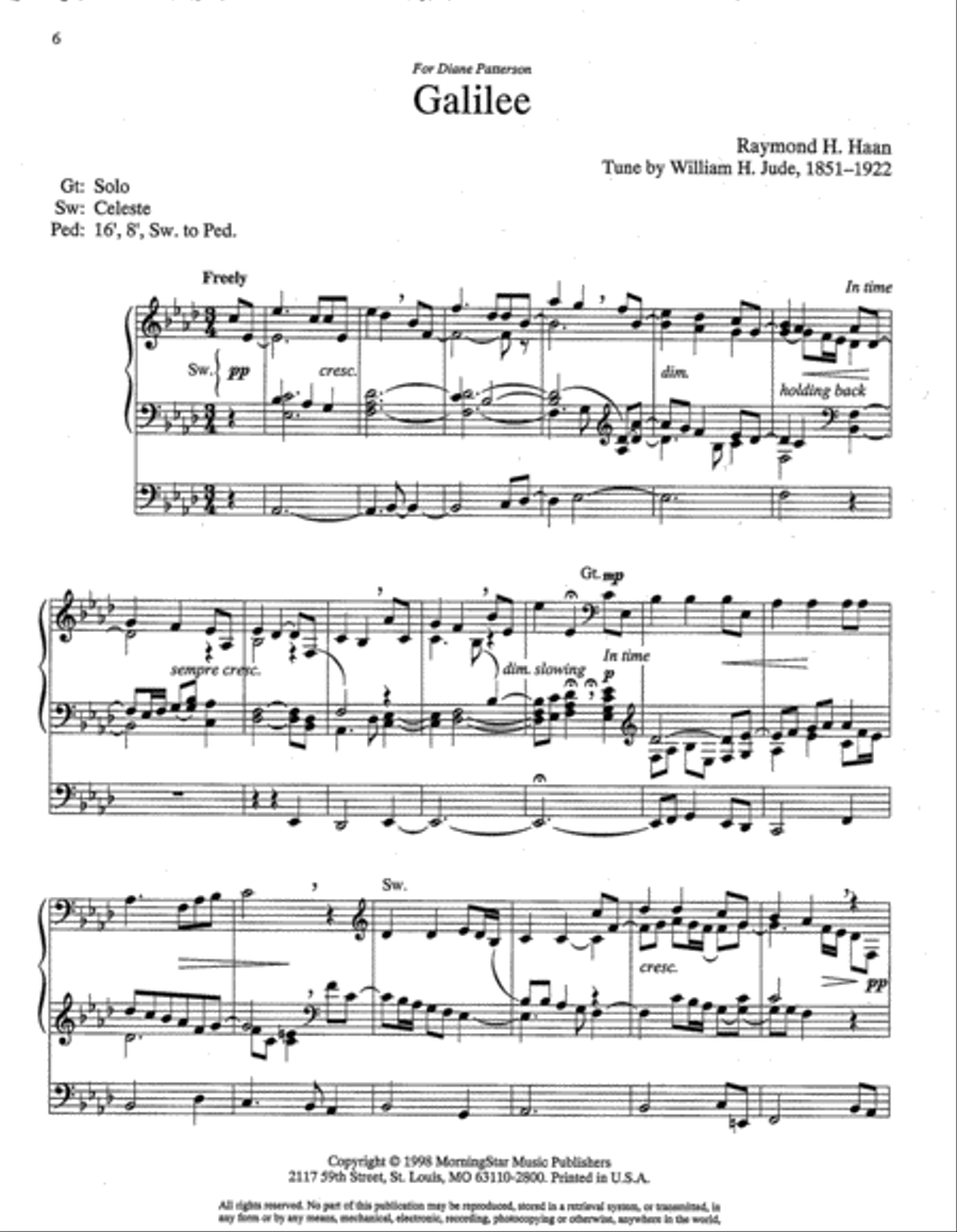 Four Hymn Meditations Four Hymn Meditations Organ scores gallery preview page 3