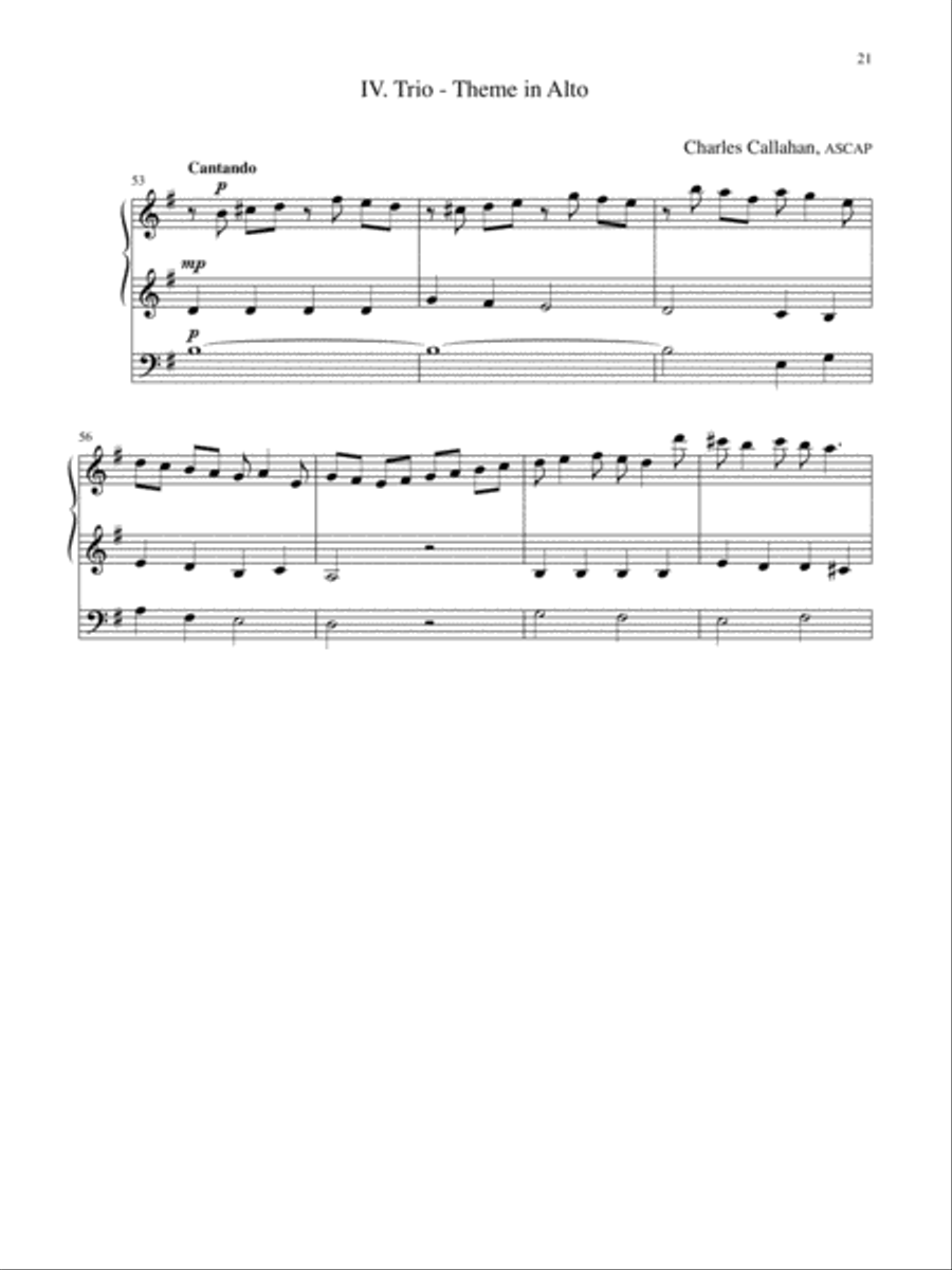 Six Preludes on English Hymn Tunes for Organ Solo Organ scores gallery preview page 10