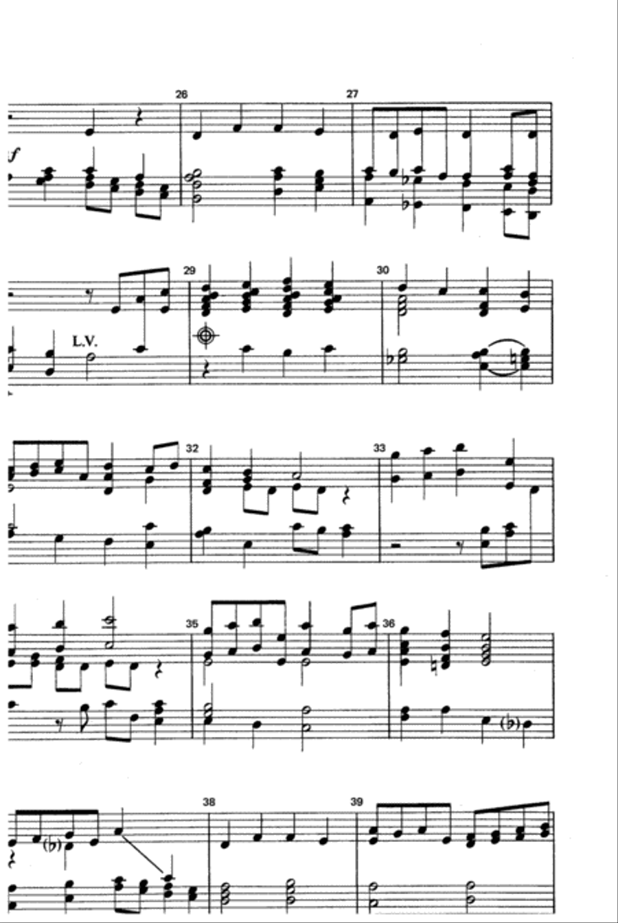 Christ the Lord Is Risen Today 5-Octaves scores gallery preview page 11