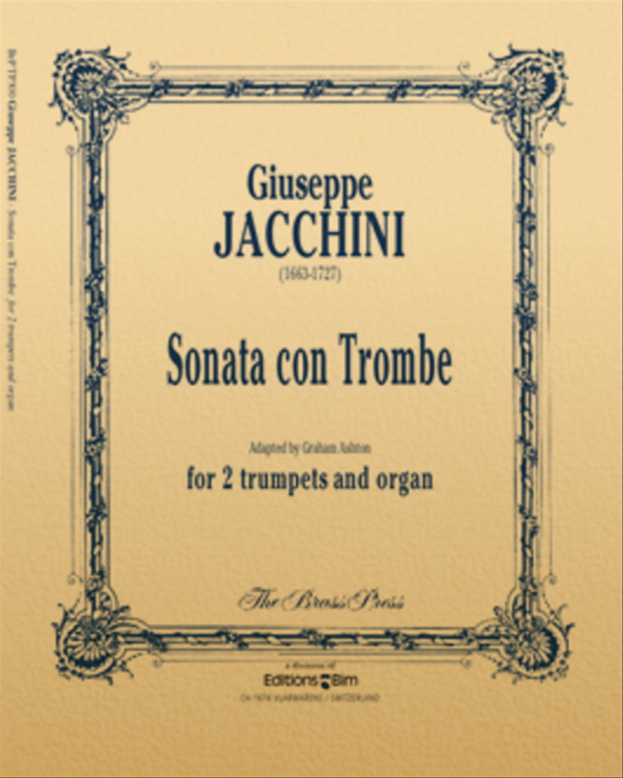 Sonata con trombe (1695) Trumpet Duet scores gallery preview page 1