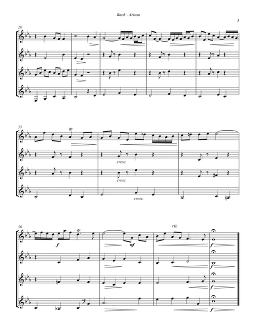 Arioso for Horn Quartet image number null