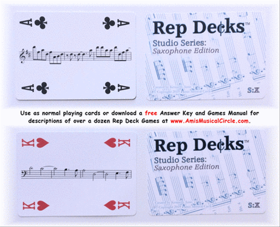 Rep Decks Studio Series: Saxophone Edition Saxophone scores gallery preview page 2