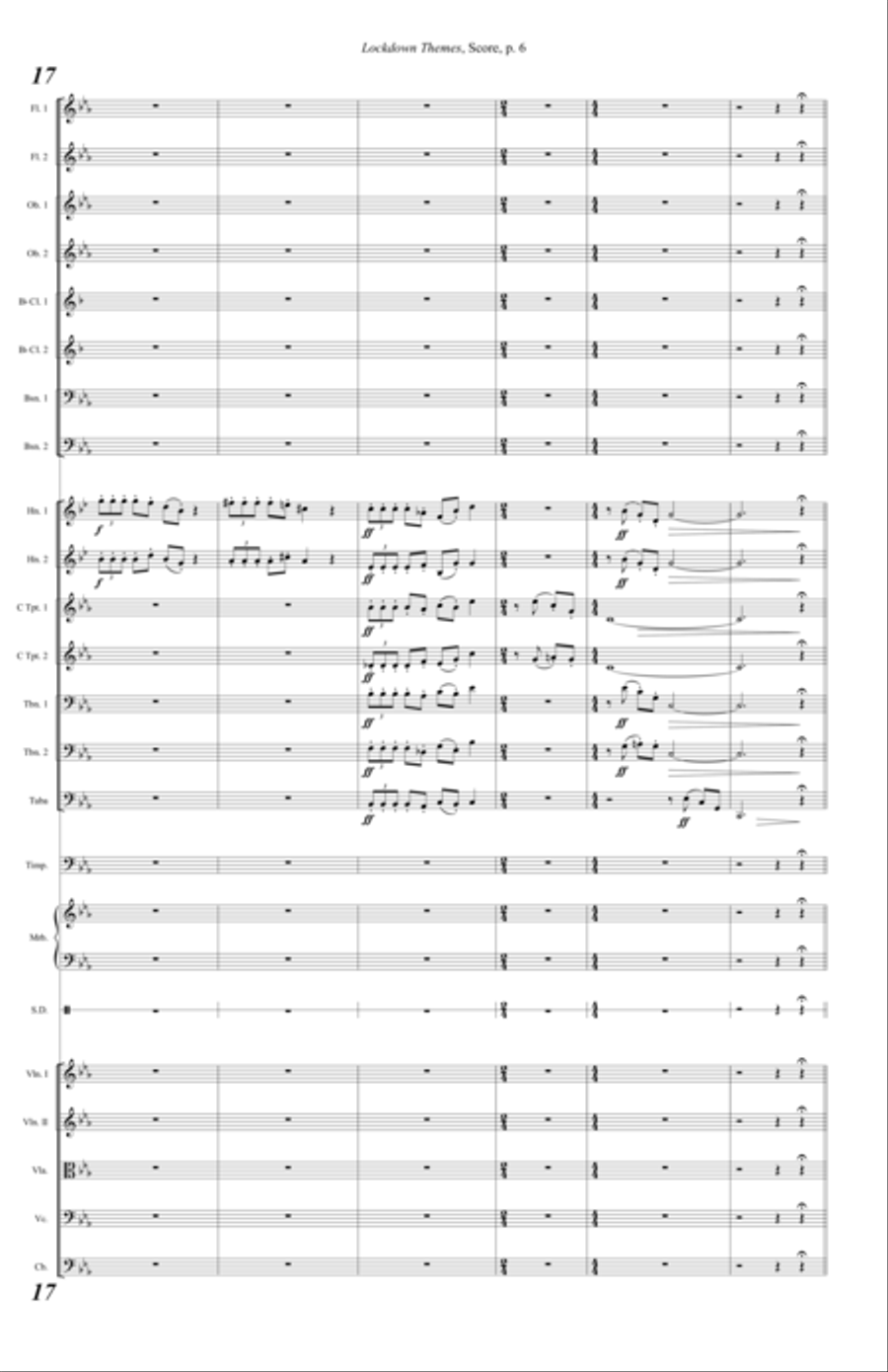 Lockdown Themes Full Orchestra scores gallery preview page 6