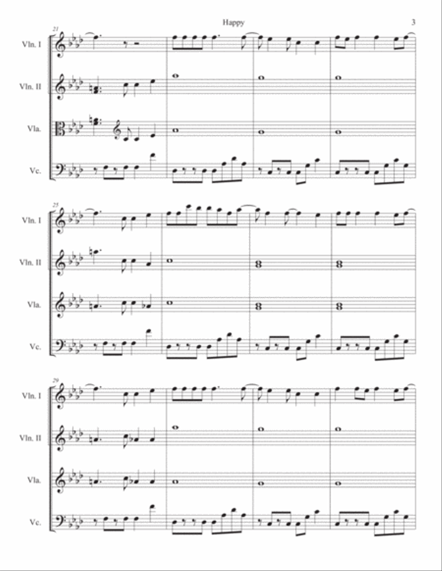 Happy Happy String Trio scores gallery preview page 3
