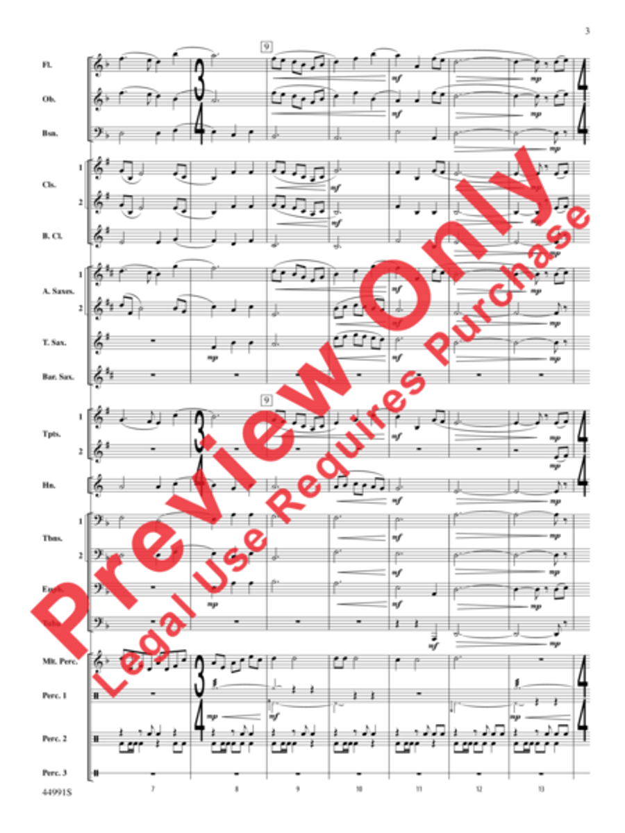 Amazonia Concert Band scores gallery preview page 4