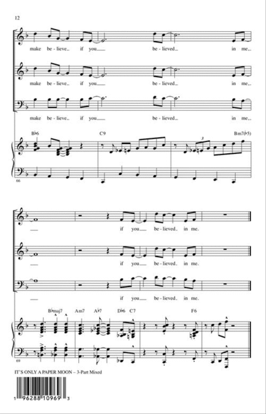 It's Only a Paper Moon 3-Part scores gallery preview page 5