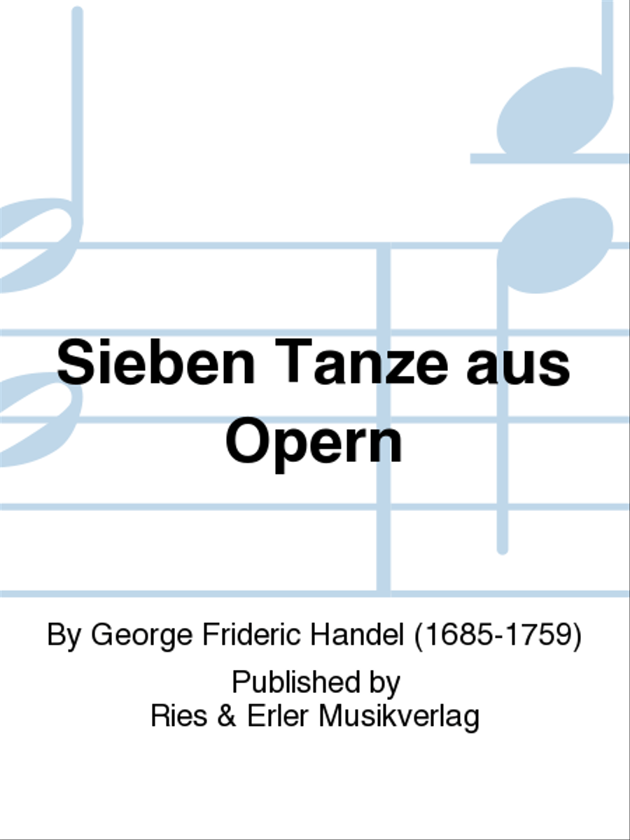 Sieben Tanze aus Opern Guitar Ensemble scores gallery preview page 1