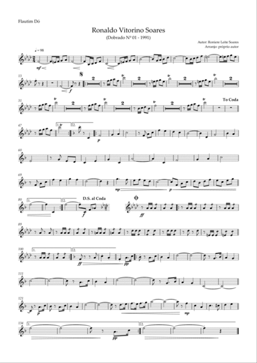 Ronaldo Vitorino Soares Concert Band scores gallery preview page 5