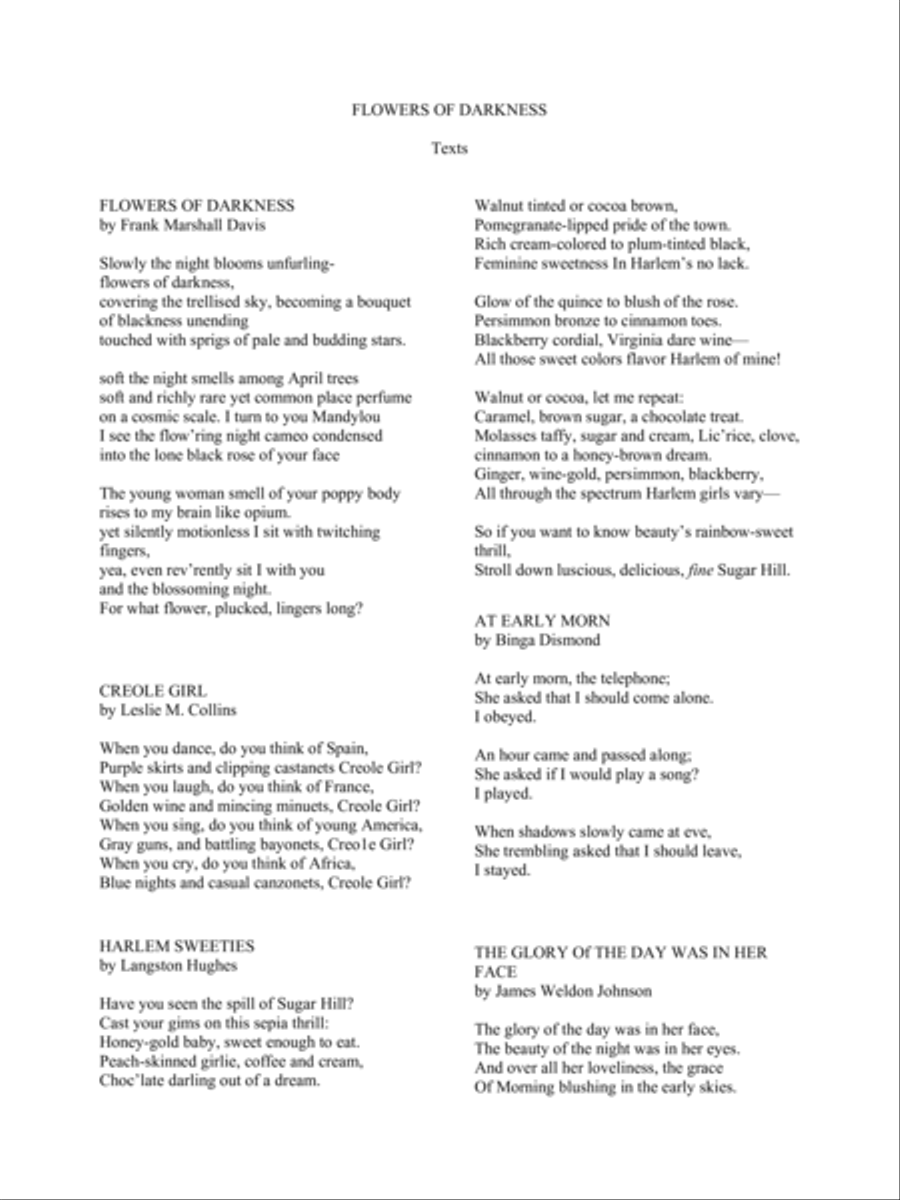 [Moore] Flowers of Darkness Tenor Voice scores gallery preview page 6