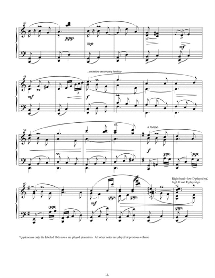 Lesotho Variations for Solo Piano - Opus 1 image number null