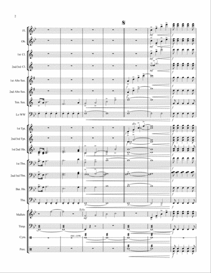 Valley Forge Concert Band scores gallery preview page 4