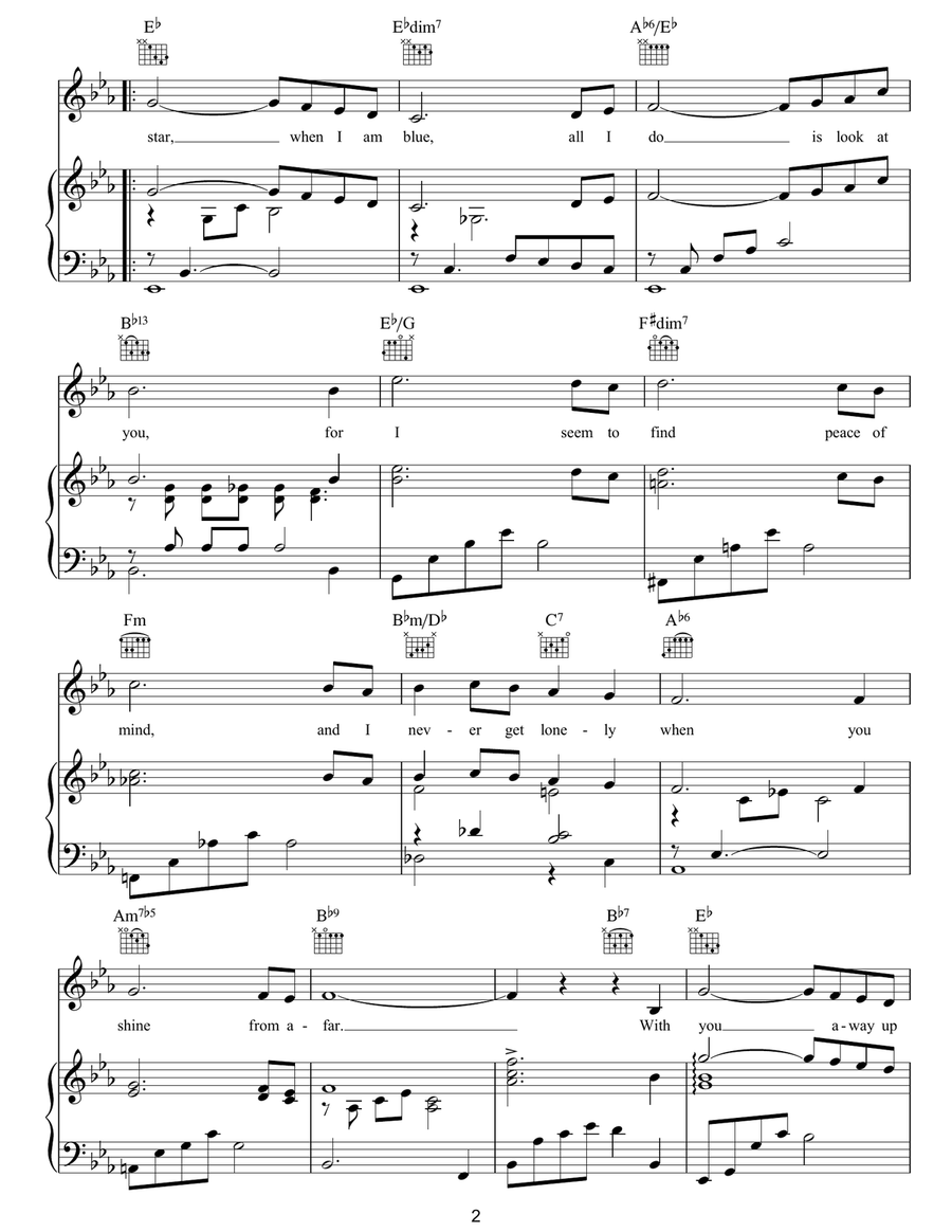 Blue Star (The Medic Theme) Guitar scores gallery preview page 2