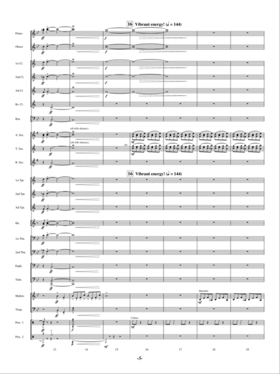 North Bay Vistas Concert Band scores gallery preview page 4
