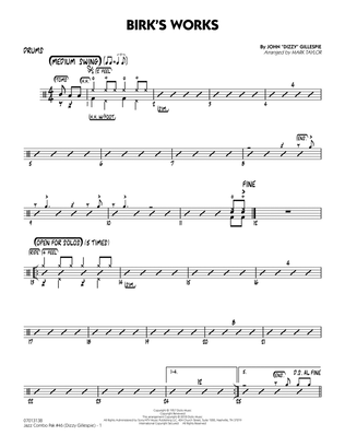 Jazz Combo Pak #46 (Dizzy Gillespie) (arr. Mark Taylor) - Drums