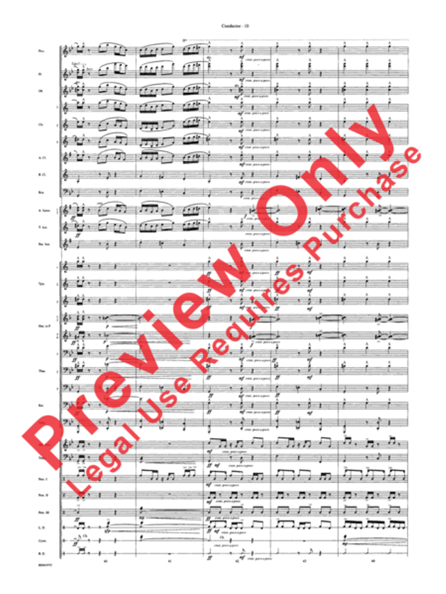 Africa: Ceremony, Song, and Ritual Concert Band scores gallery preview page 13