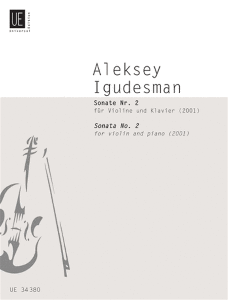 Sonata No. 2 Violin Solo scores gallery preview page 1