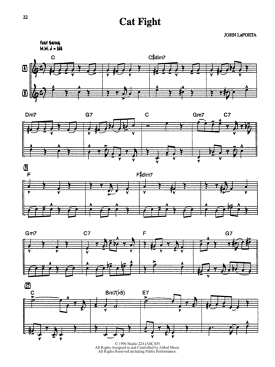 10 Easy Jazz Duets - Bb Edition Clarinet scores gallery preview page 4